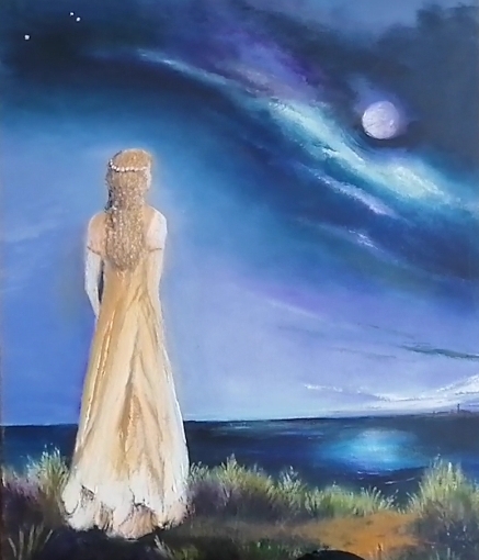 Painting by Maryrose Hillawi